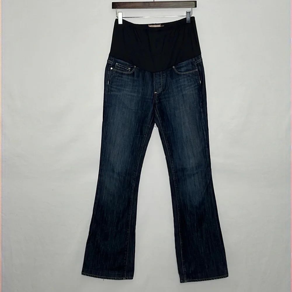 Paige Maternity Fallbrook Bootcut Full Panel Jeans - Size 28 (altered hem)